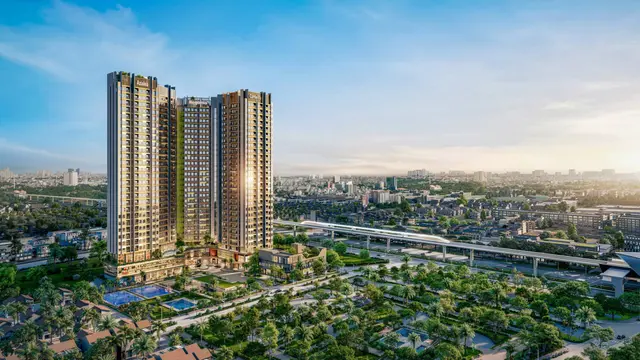 Phối cảnh tổng thể ban ngày