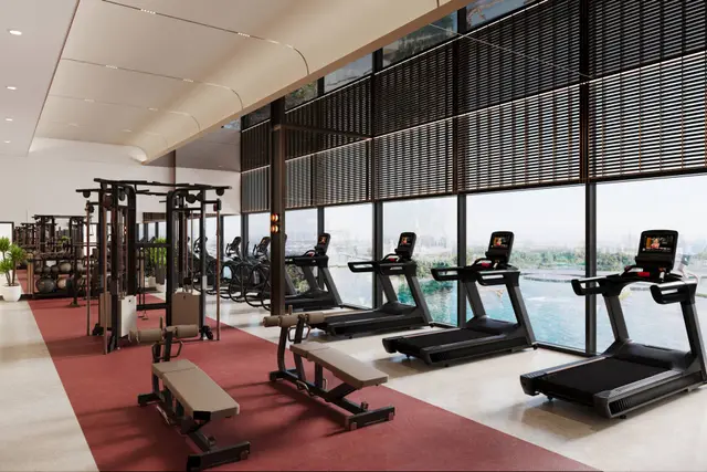 Phòng tập gym, góc khác
